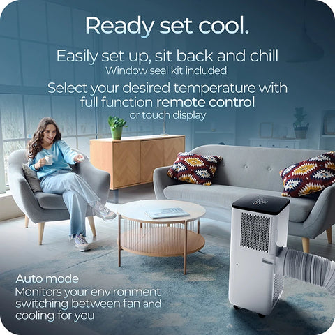 Avalla S-220 4-in-1 portable 24L dehumidifier, air conditioner & fan - for multi-rooms