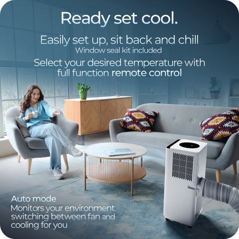 Avalla S-360 - 4-in-1 powerful air conditioner & dehumidifier for multi-rooms 10000BTU